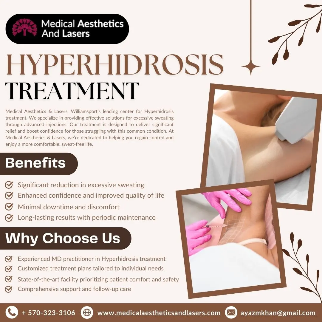 Best Clinic for Hyperhidrosis Treatment Near Lewisburg, PA